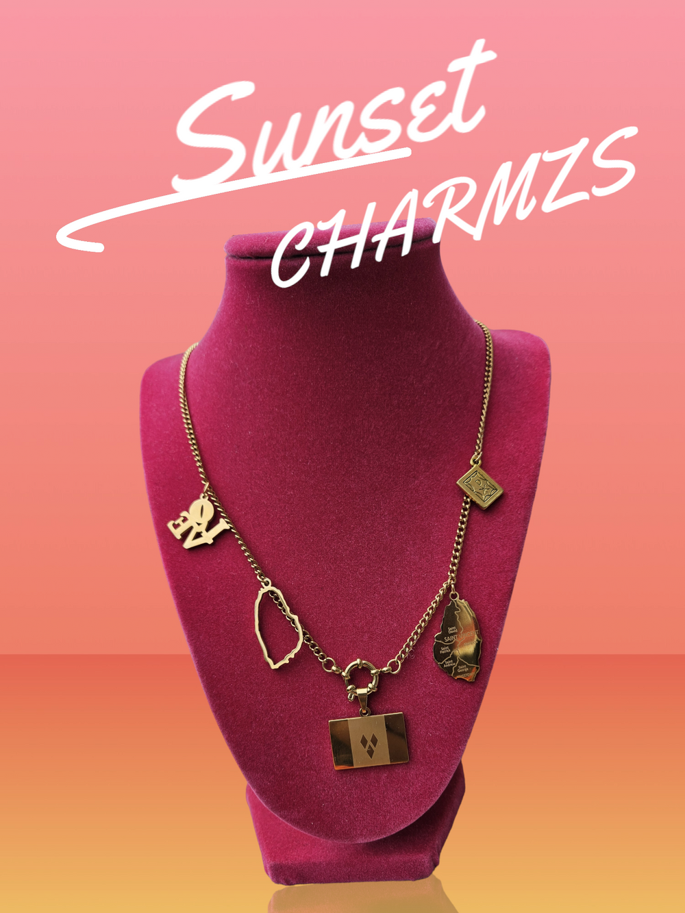 St. Vincent And The Grenadine's Charmzs Necklace