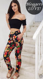 Floral Pocket Happy Trousers