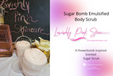 Emulsified Flowerbomb Sugar Scrub | Inspired Scent Body Scrub |  Hyperpigmentation| Blemish Scrub | Exfoliation | Soaps | Smooth Skin | Glow